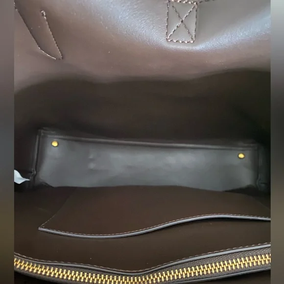 🆕 House of Harlow 1960 Brown faux Suede Luxe Tote & Wristlet Shoulder Bag Set - Picture 4 of 15